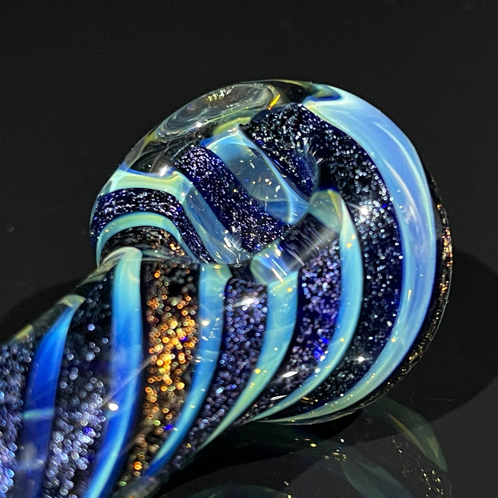 Fumed Dichro Spoon Glass Pipe Tiny Mike
