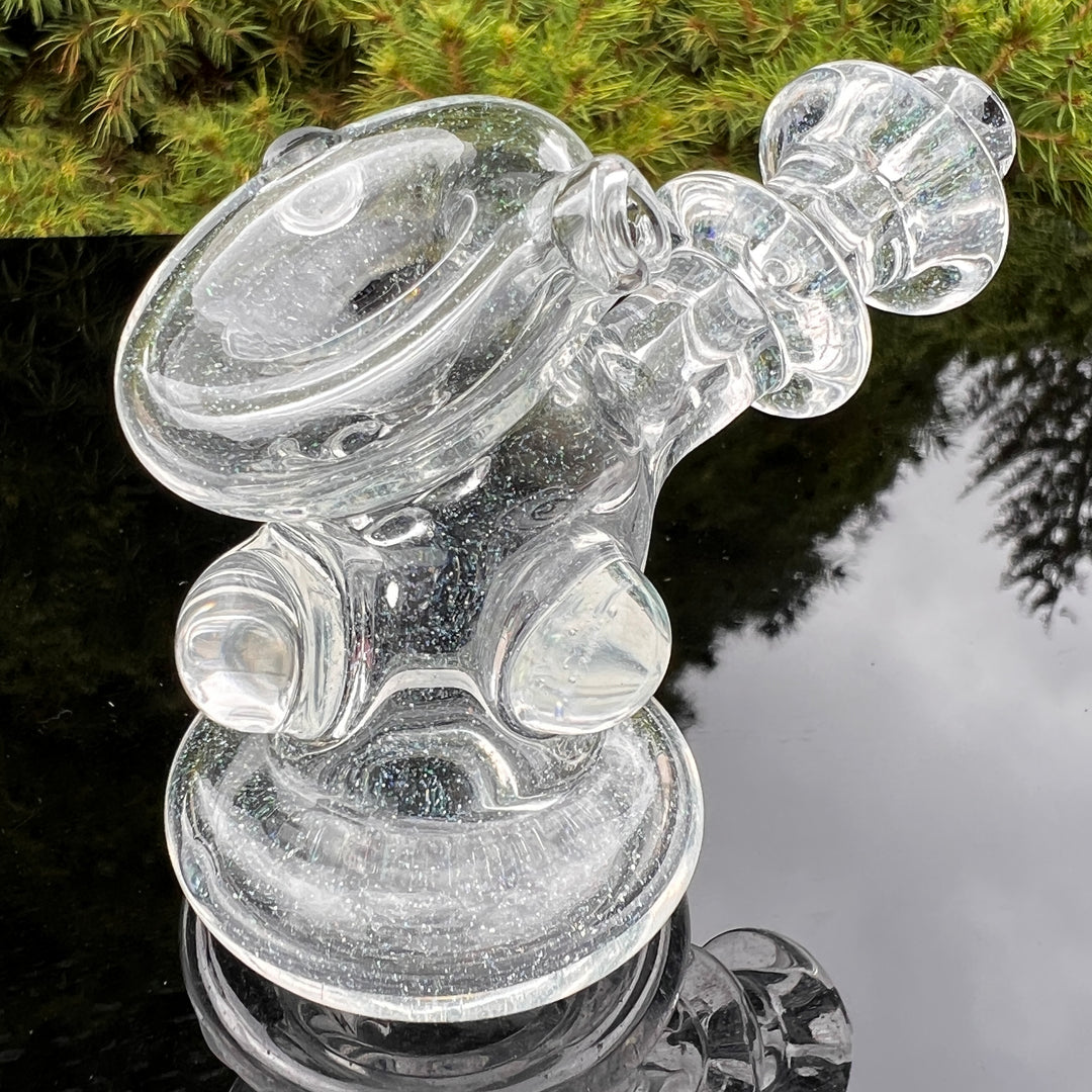 Ice Ray Opal Hand Cannon Glass Pipe JHP Glass   