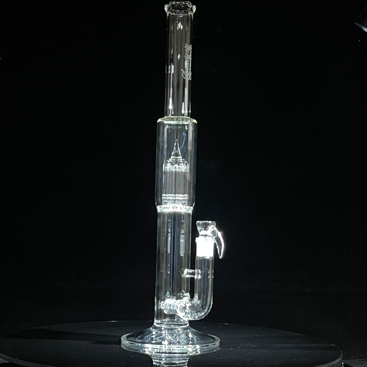 Sovereignty Glass 8 Arm Jumbo Stemline Clear Glass Pipe Sovereignty Glass