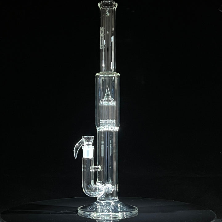 Sovereignty Glass 8 Arm Jumbo Stemline Clear Glass Pipe Sovereignty Glass