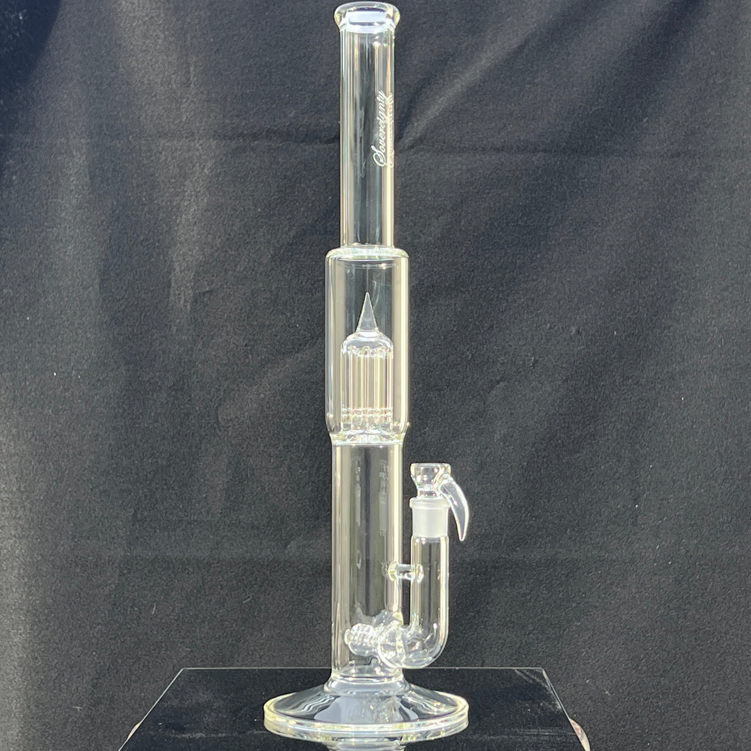 Sovereignty Glass 8 Arm Jumbo Stemline Clear Glass Pipe Sovereignty Glass