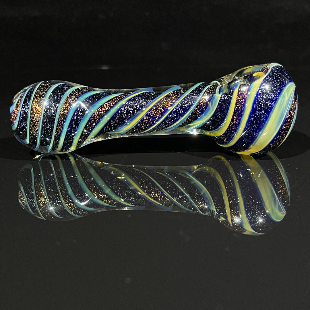 Fumed Dichro Spoon Glass Pipe Tiny Mike