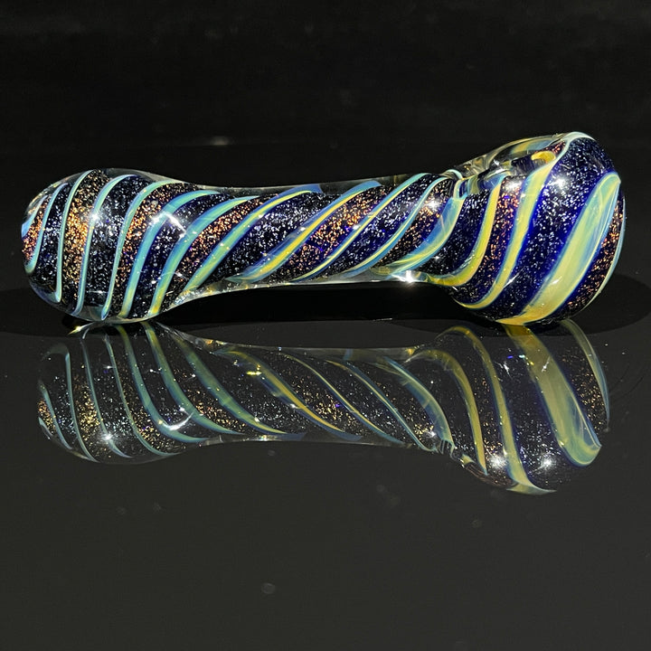 Fumed Dichro Spoon Glass Pipe Tiny Mike