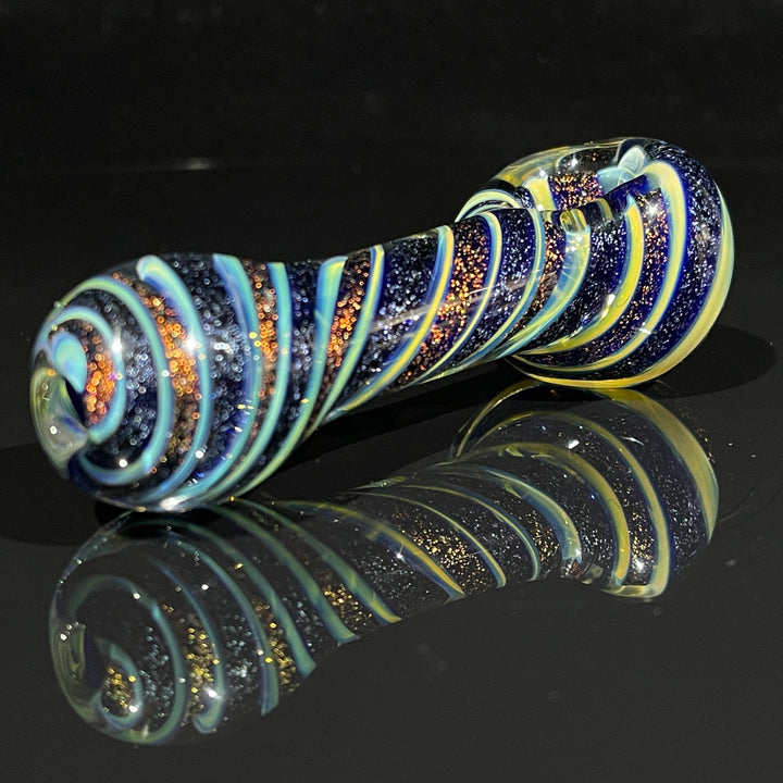 Fumed Dichro Spoon Glass Pipe Tiny Mike