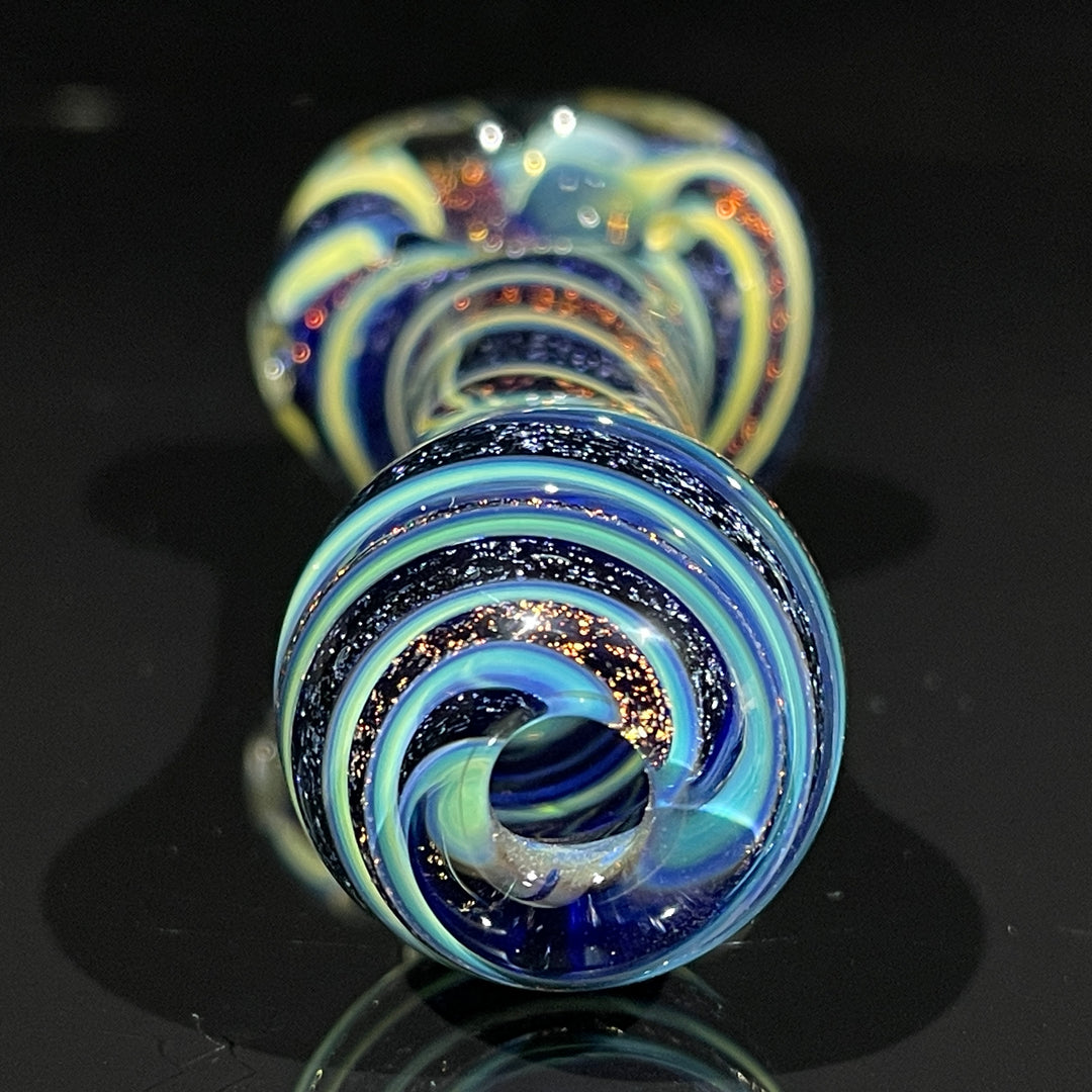 Fumed Dichro Spoon Glass Pipe Tiny Mike