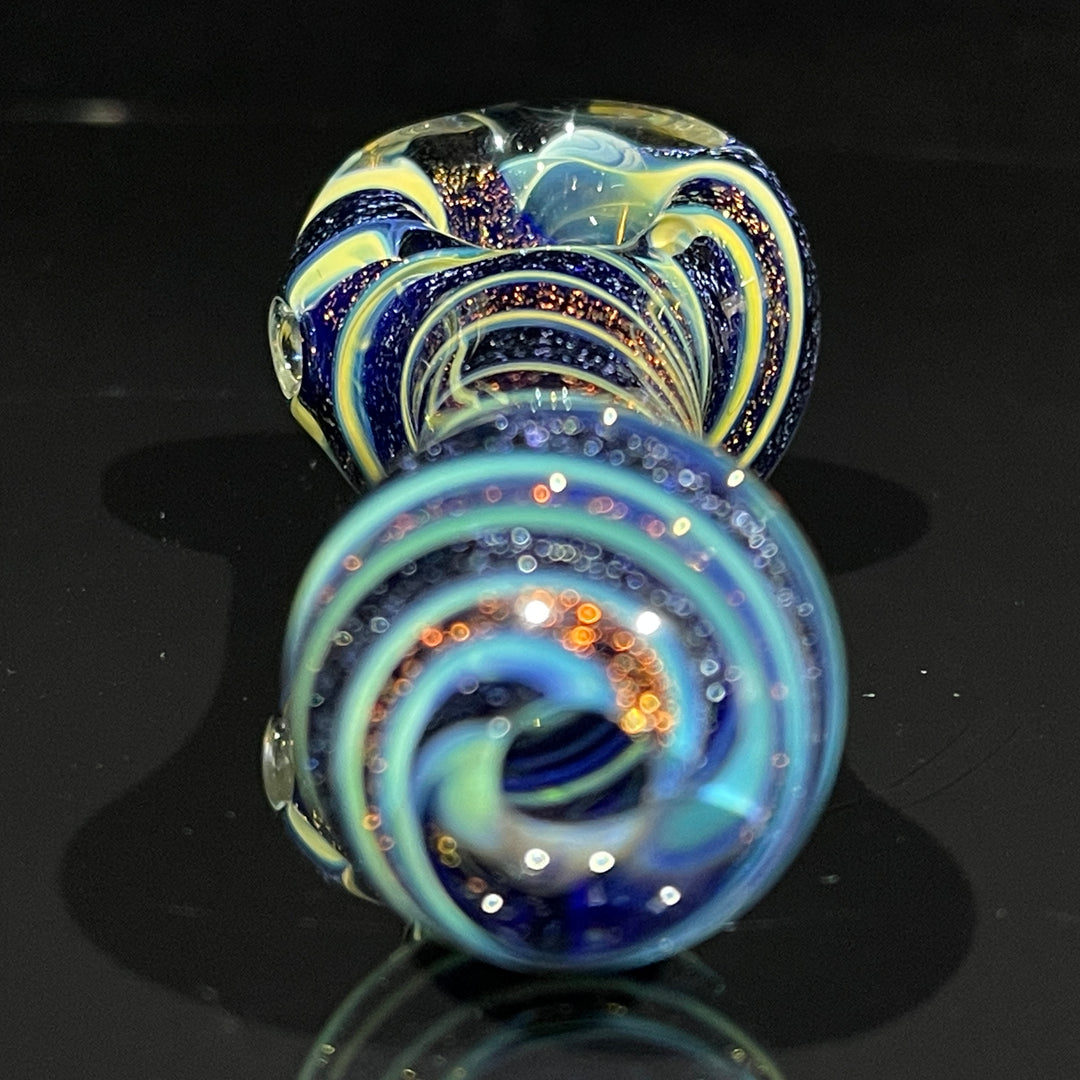 Fumed Dichro Spoon Glass Pipe Tiny Mike