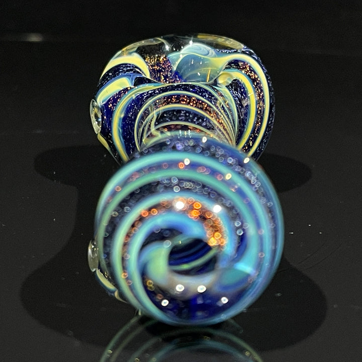 Fumed Dichro Spoon Glass Pipe Tiny Mike