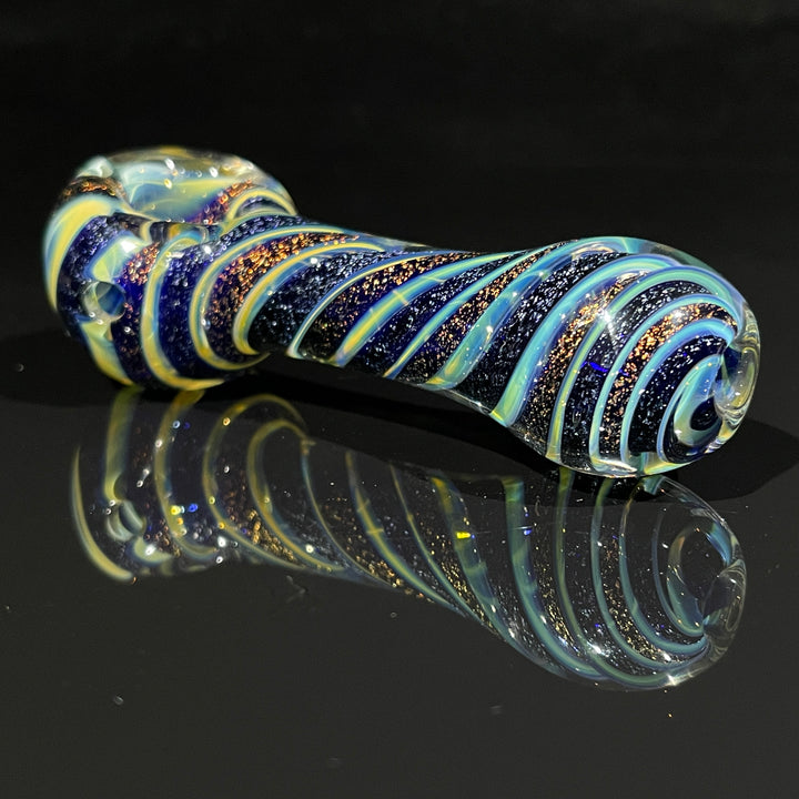 Fumed Dichro Spoon Glass Pipe Tiny Mike