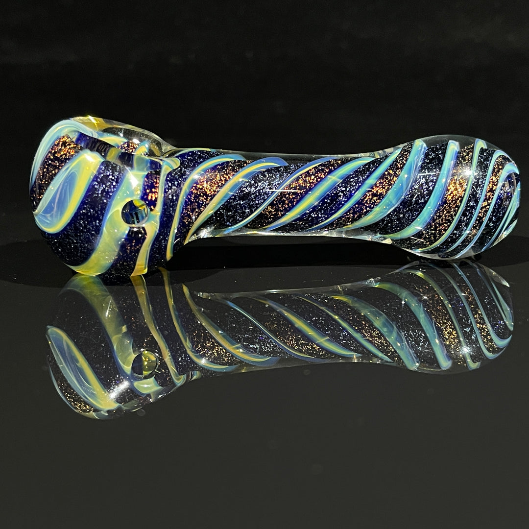 Fumed Dichro Spoon Glass Pipe Tiny Mike