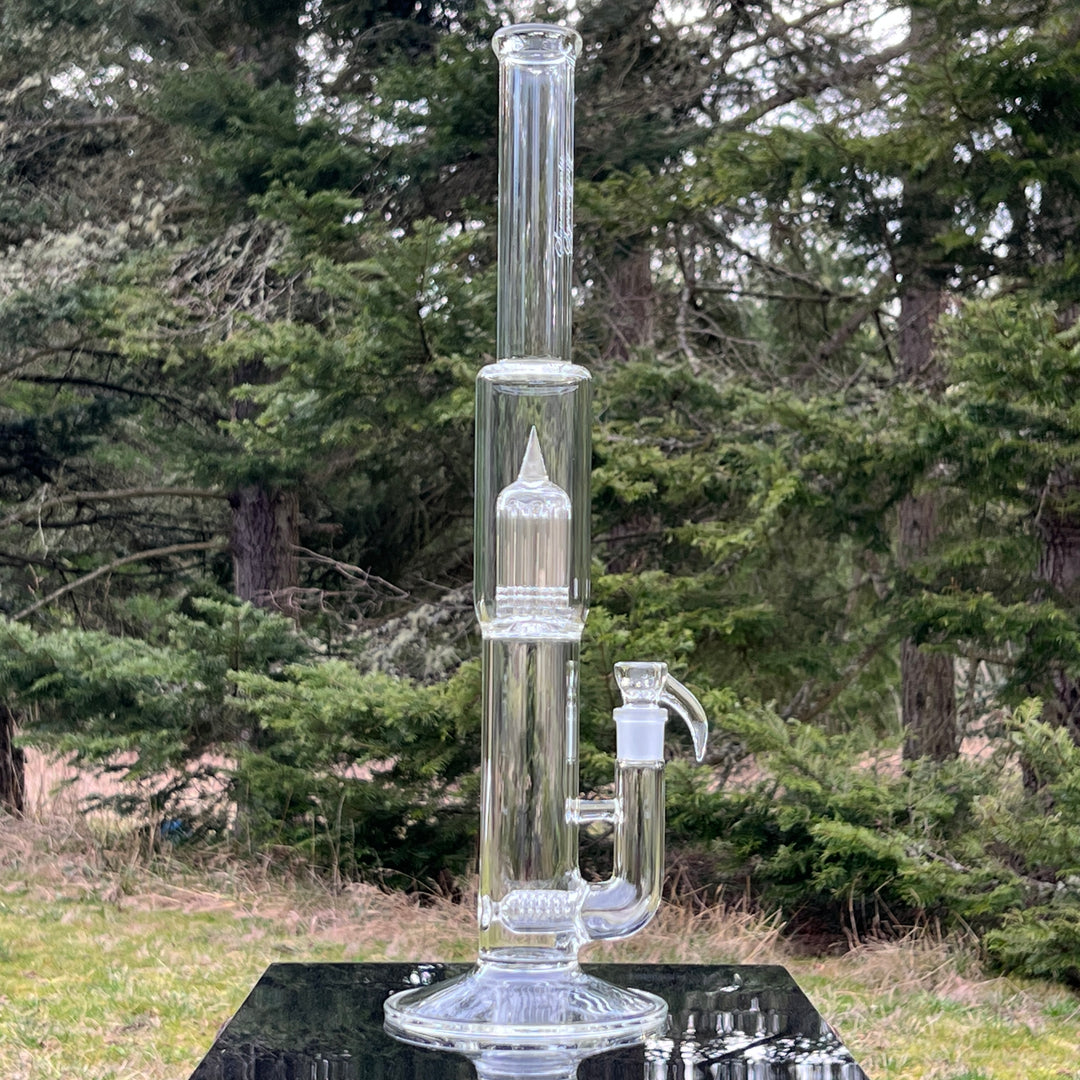 Sovereignty Glass 8 Arm Jumbo Stemline Clear Glass Pipe Sovereignty Glass