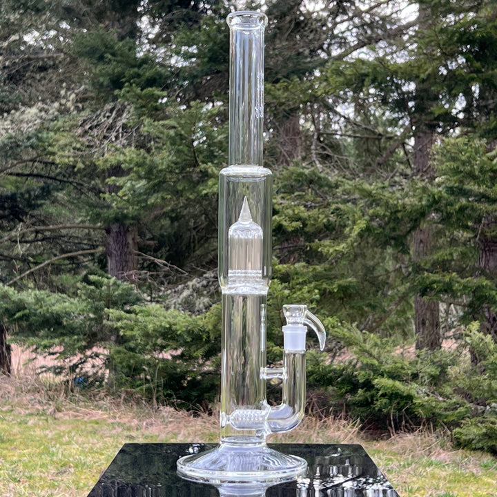 Sovereignty Glass 8 Arm Jumbo Stemline Clear Glass Pipe Sovereignty Glass
