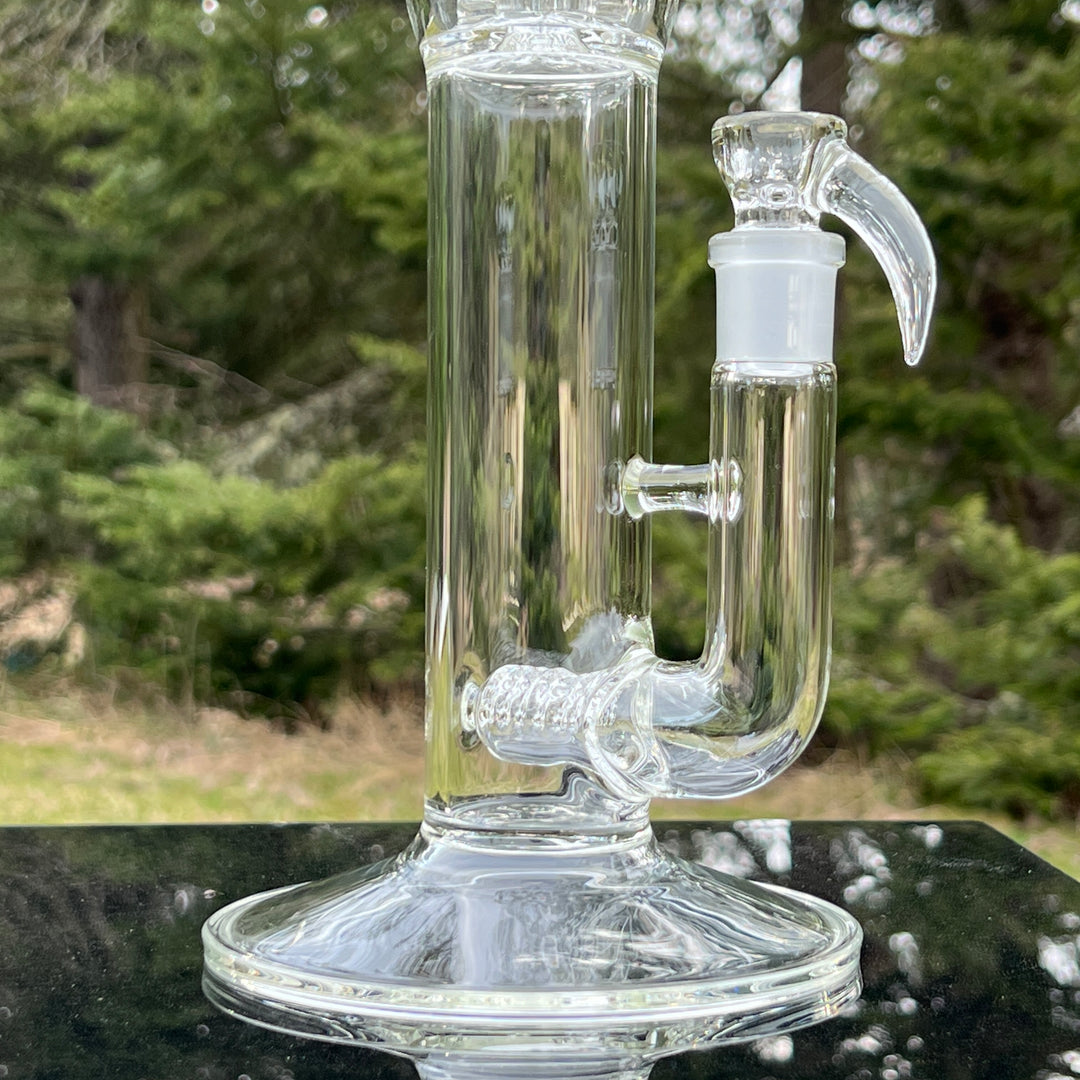 Sovereignty Glass 8 Arm Jumbo Stemline Clear Glass Pipe Sovereignty Glass