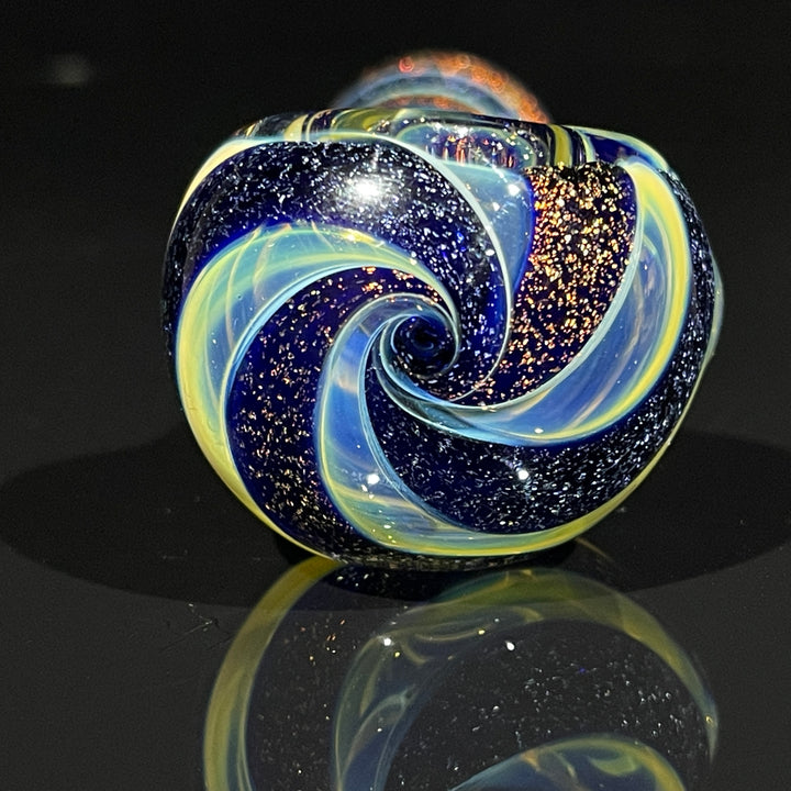 Fumed Dichro Spoon Glass Pipe Tiny Mike