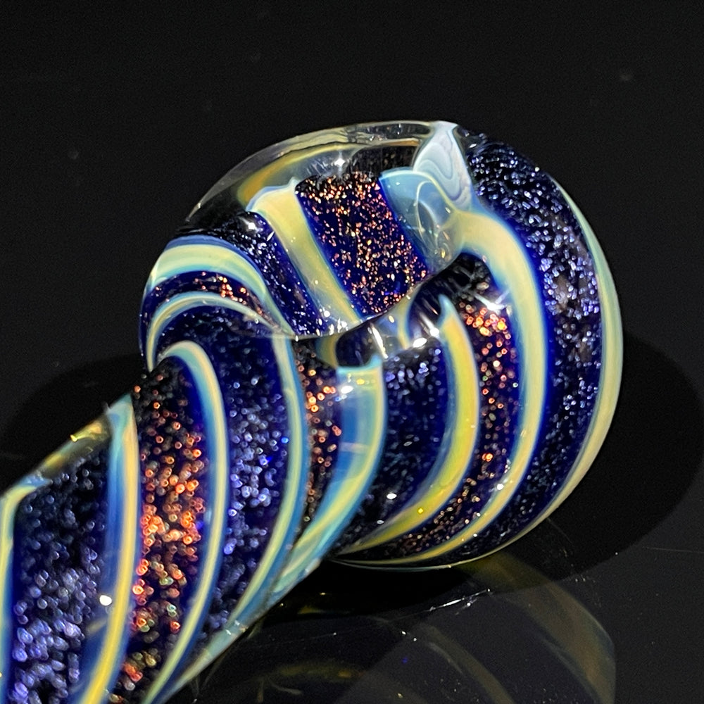 Fumed Dichro Spoon Glass Pipe Tiny Mike