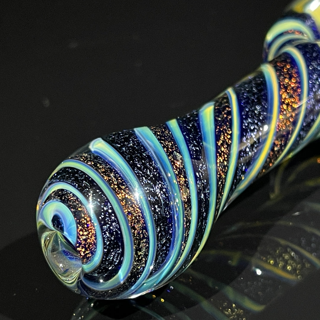 Fumed Dichro Spoon Glass Pipe Tiny Mike