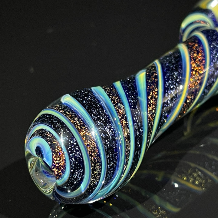 Fumed Dichro Spoon Glass Pipe Tiny Mike