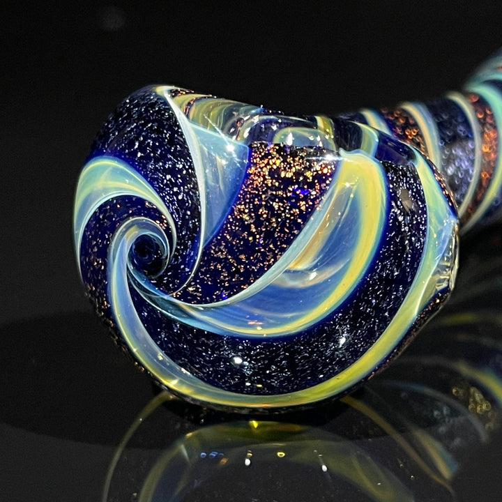 Fumed Dichro Spoon Glass Pipe Tiny Mike
