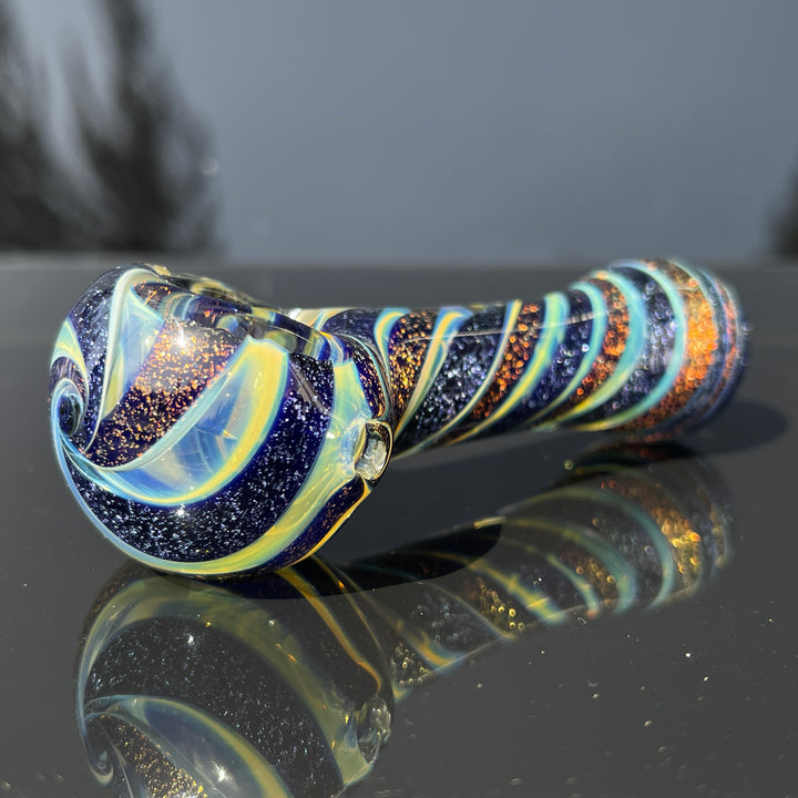 Fumed Dichro Spoon Glass Pipe Tiny Mike