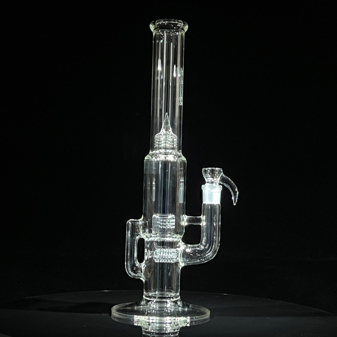 Sovereignty Glass Capcycler 3 Line to Front Facing Grid Cap Glass Pipe Sovereignty Glass