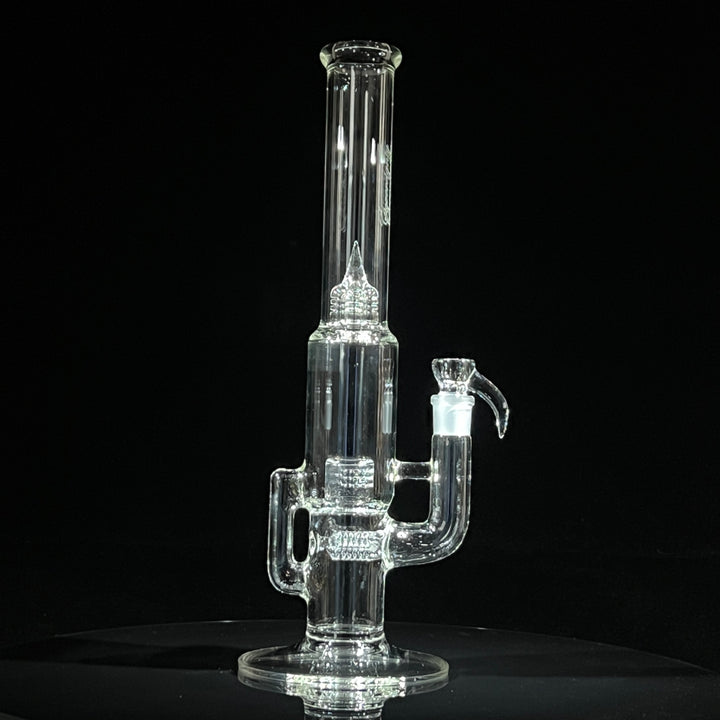 Sovereignty Glass Capcycler 3 Line to Front Facing Grid Cap Glass Pipe Sovereignty Glass