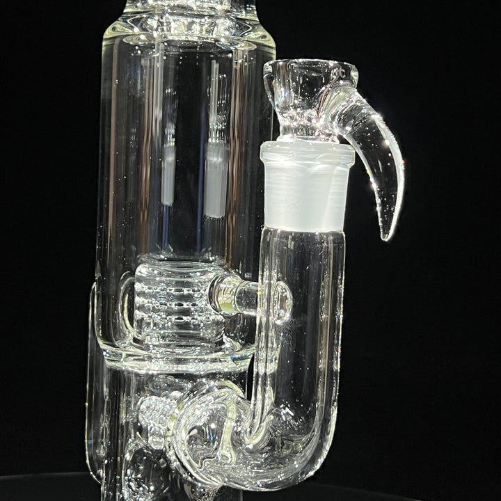Sovereignty Glass Capcycler 3 Line to Front Facing Grid Cap Glass Pipe Sovereignty Glass