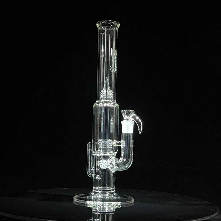 Sovereignty Glass Capcycler 3 Line to Front Facing Grid Cap Glass Pipe Sovereignty Glass