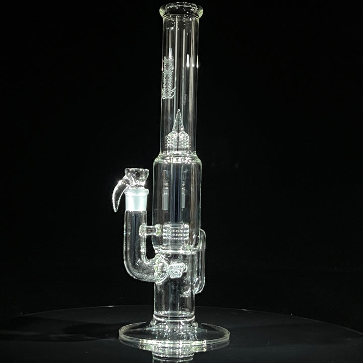Sovereignty Glass Capcycler 3 Line to Front Facing Grid Cap Glass Pipe Sovereignty Glass