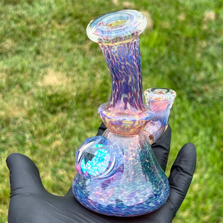 Purple Nebula Mini Beaker - No. 1 Glass Pipe Tako Glass   