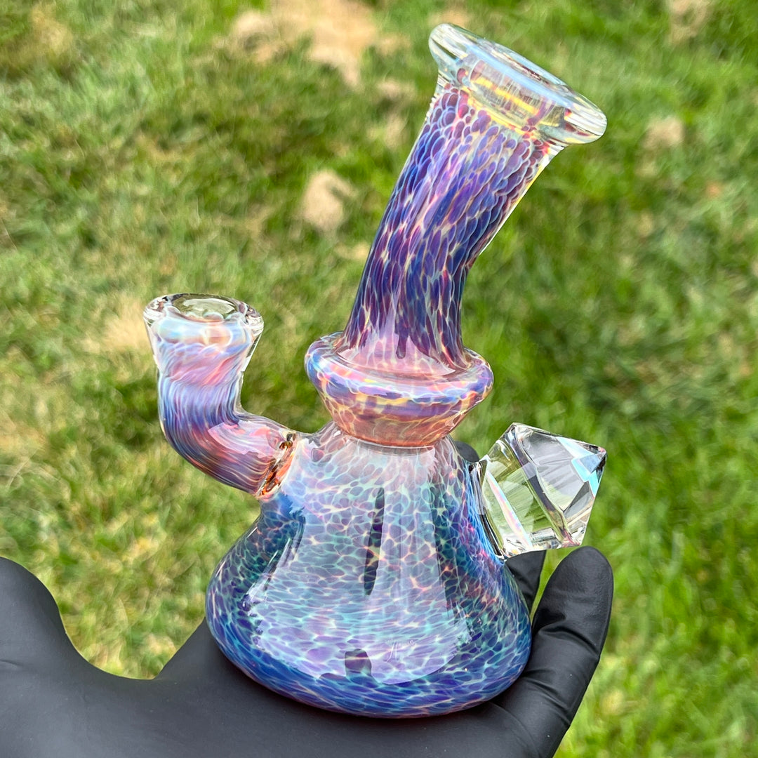 Purple Nebula Mini Beaker - No. 1 Glass Pipe Tako Glass   