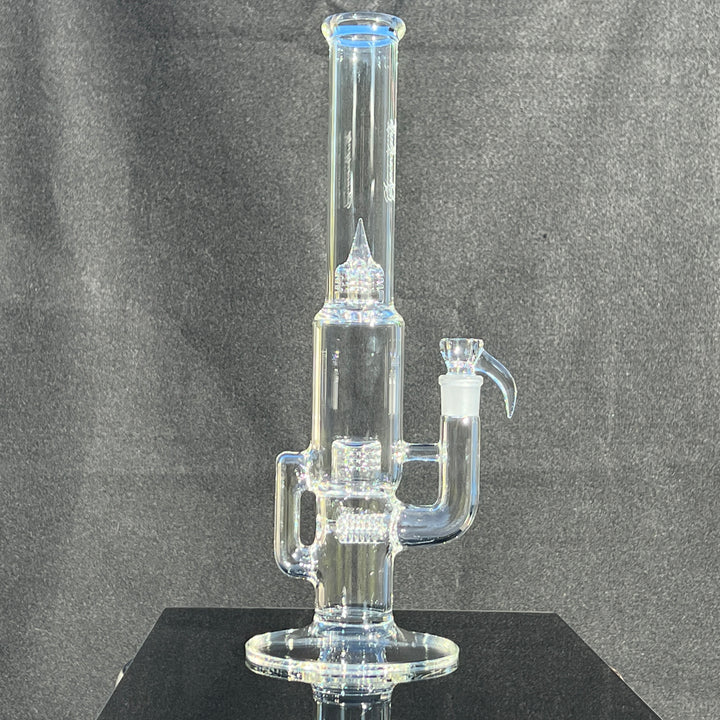 Sovereignty Glass Capcycler 3 Line to Front Facing Grid Cap Glass Pipe Sovereignty Glass
