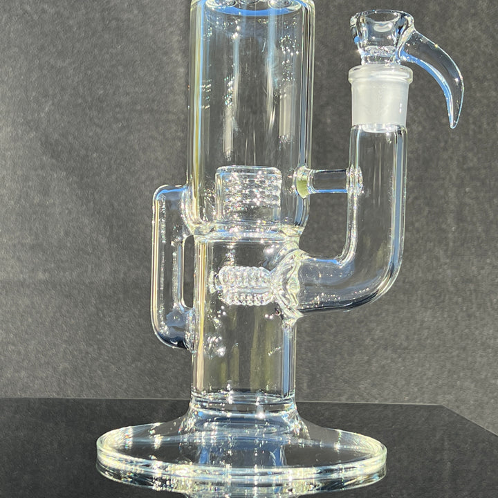 Sovereignty Glass Capcycler 3 Line to Front Facing Grid Cap Glass Pipe Sovereignty Glass