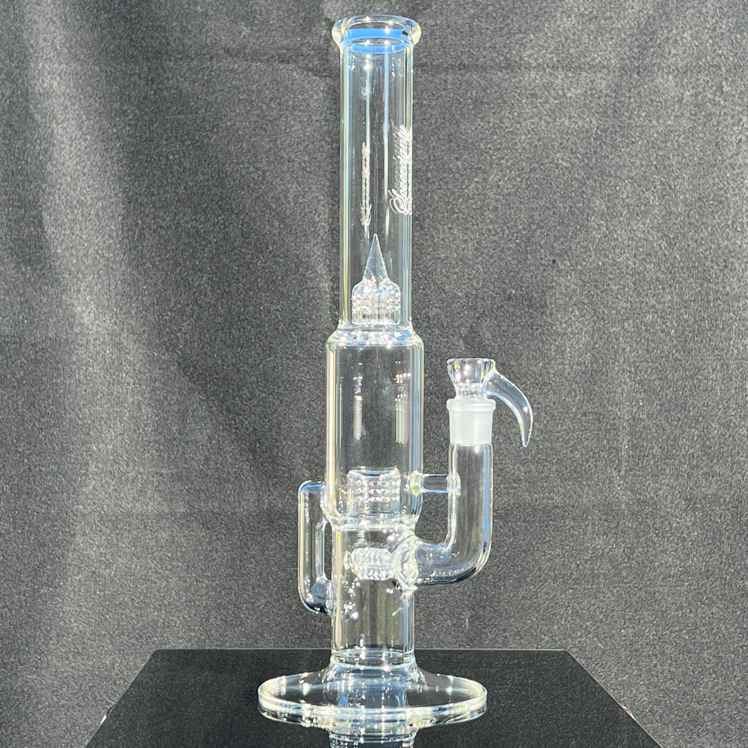 Sovereignty Glass Capcycler 3 Line to Front Facing Grid Cap Glass Pipe Sovereignty Glass