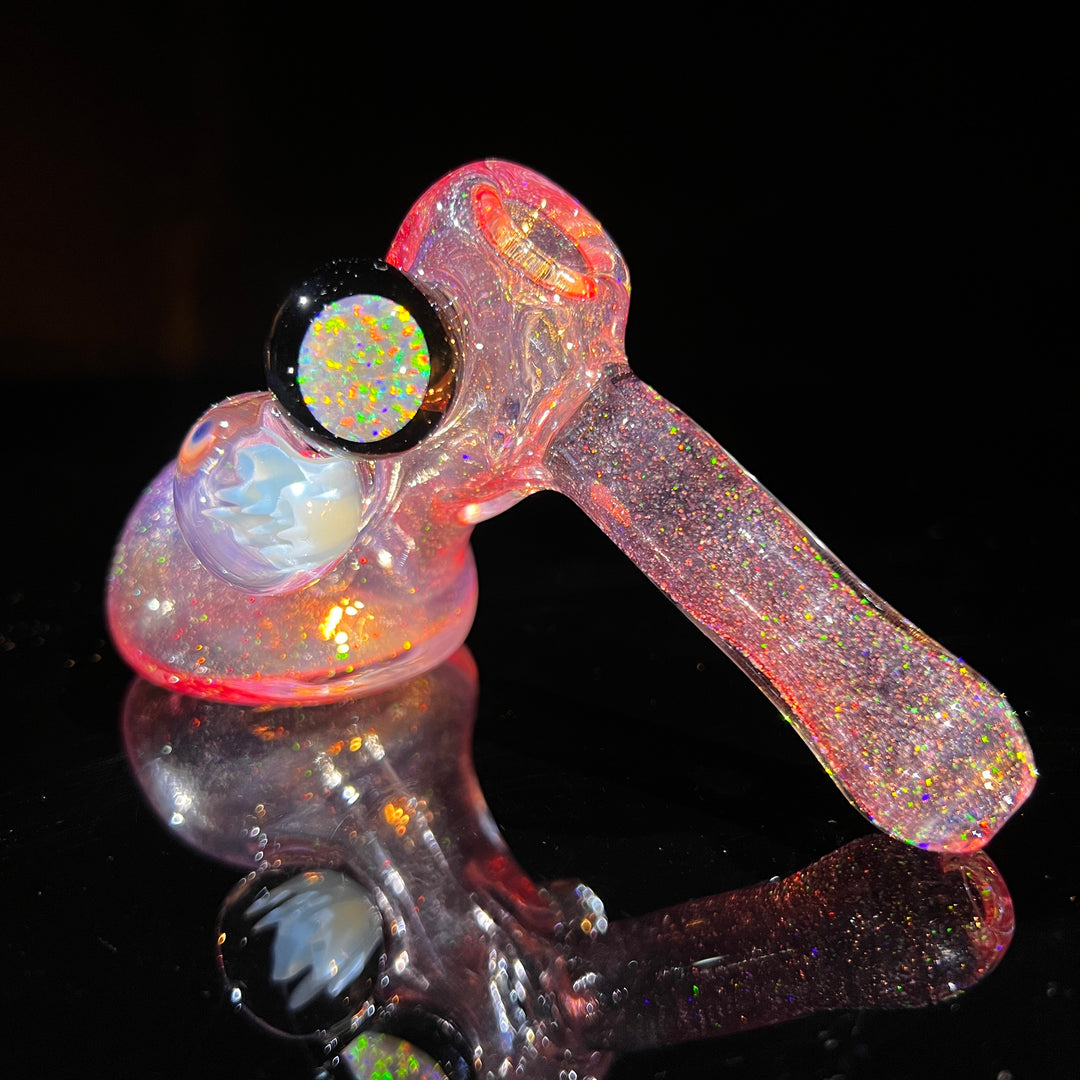 Custom Pink Opal Barbie Bubbler Custom Glass Tako Glass   