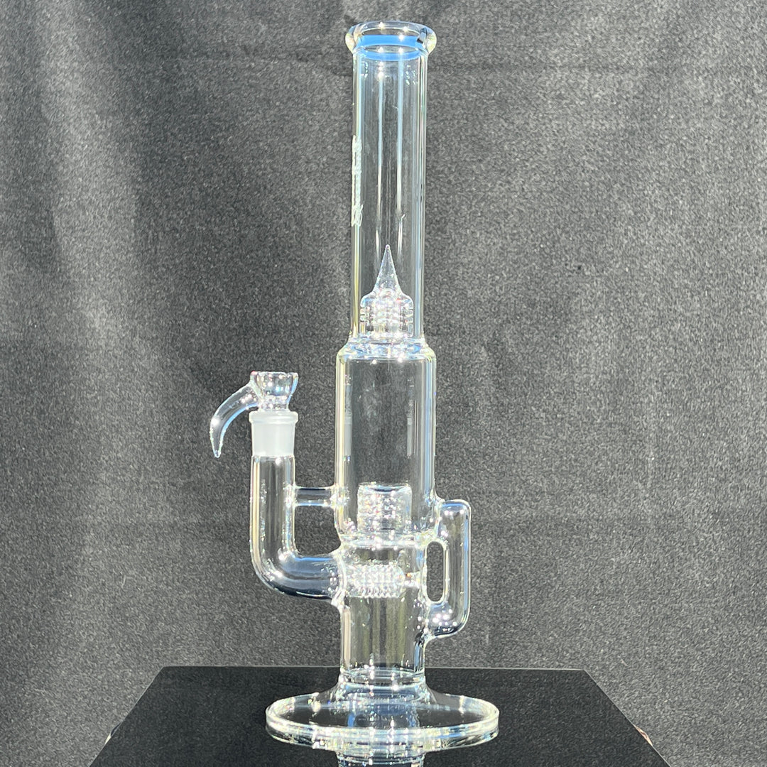 Sovereignty Glass Capcycler 3 Line to Front Facing Grid Cap Glass Pipe Sovereignty Glass