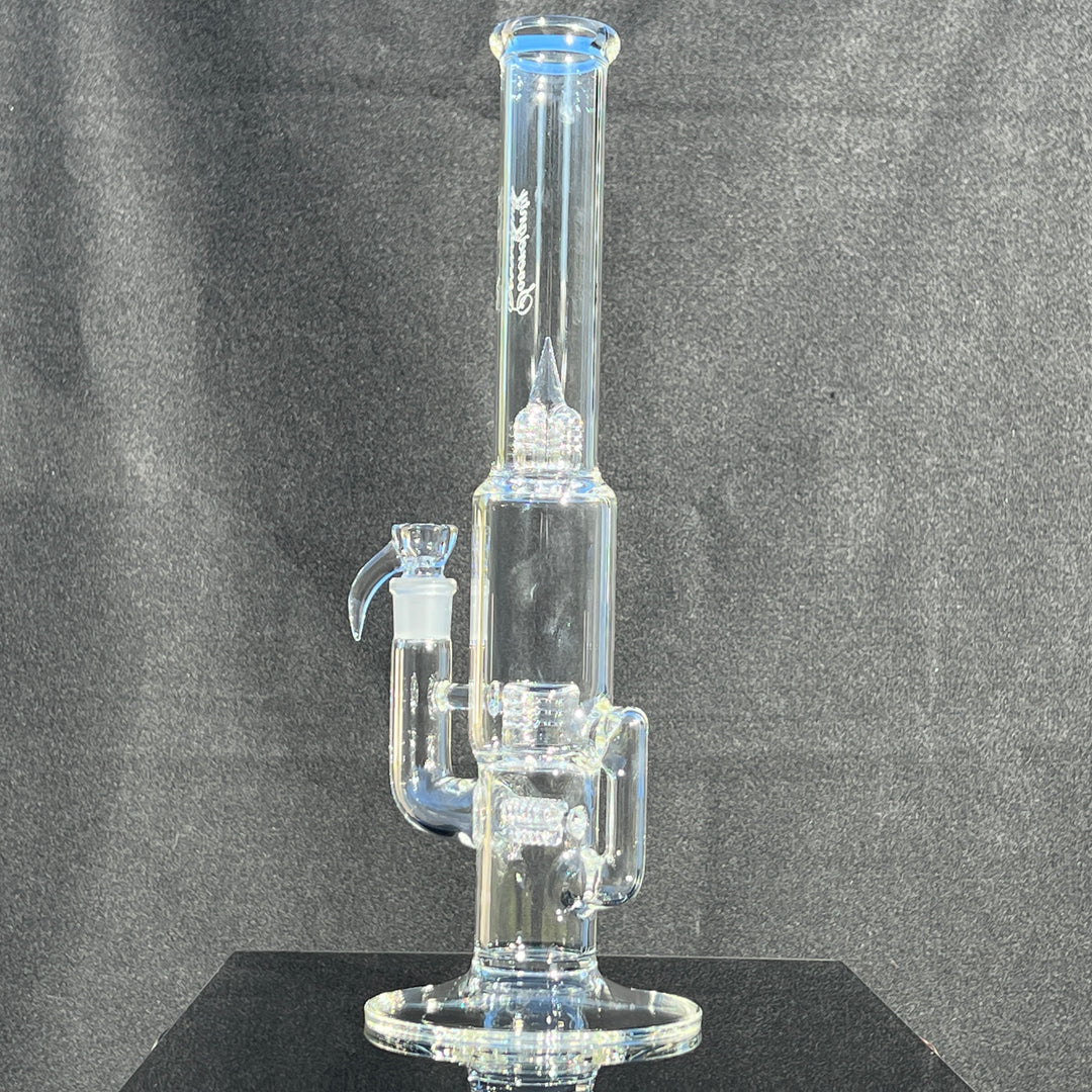 Sovereignty Glass Capcycler 3 Line to Front Facing Grid Cap Glass Pipe Sovereignty Glass