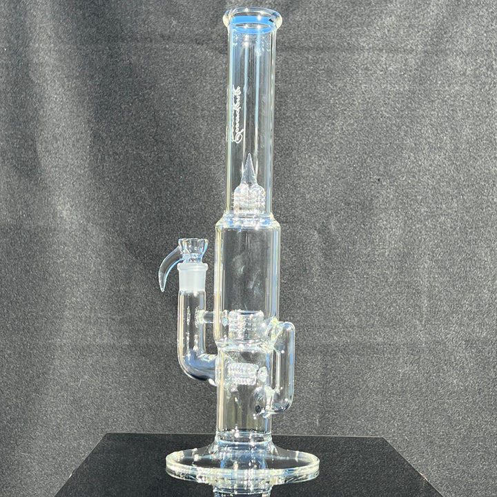 Sovereignty Glass Capcycler 3 Line to Front Facing Grid Cap Glass Pipe Sovereignty Glass