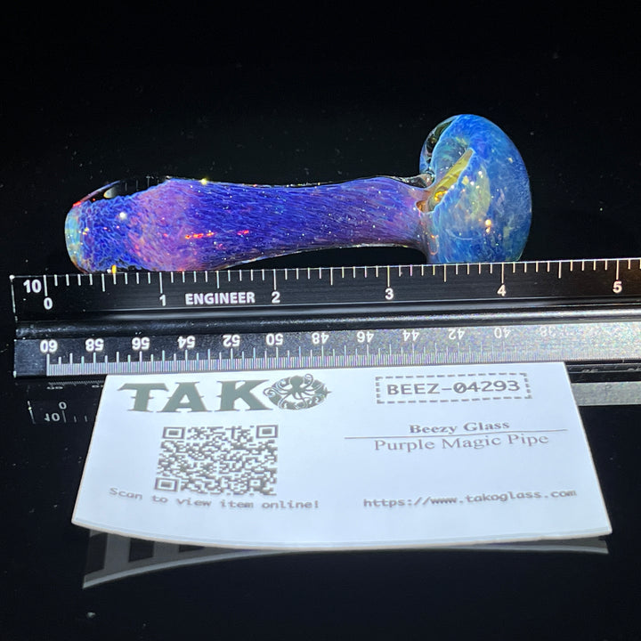 Purple Magic Pipe Glass Pipe Beezy Glass   