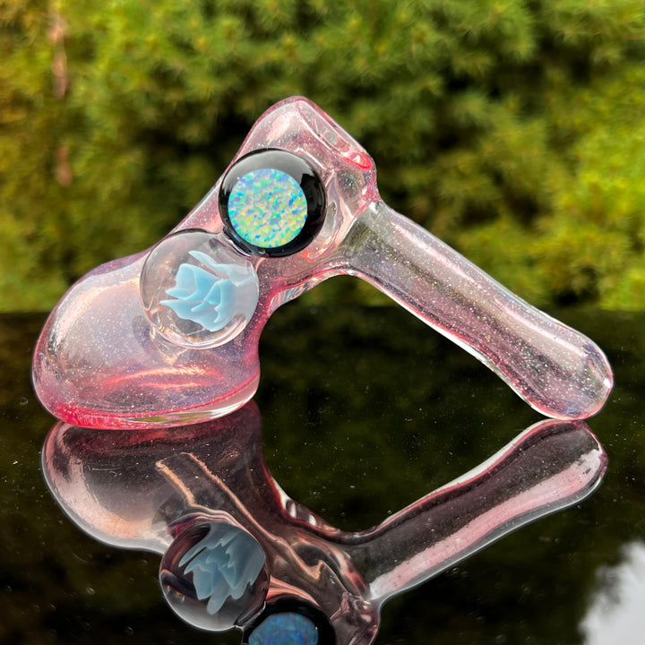 Custom Pink Opal Barbie Bubbler Custom Glass Tako Glass   