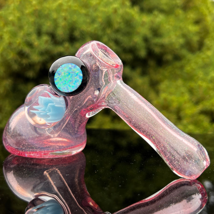 Custom Pink Opal Barbie Bubbler Custom Glass Tako Glass   