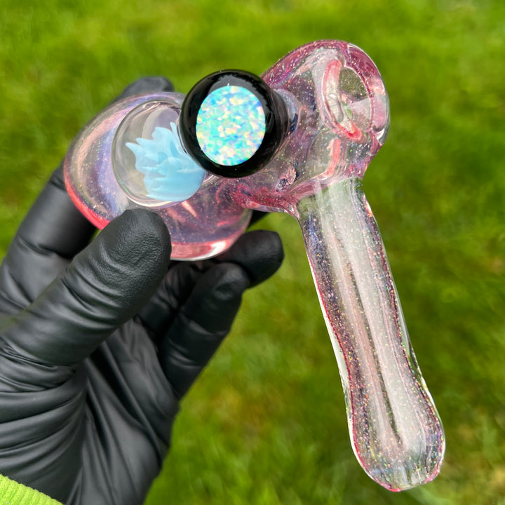 Custom Pink Opal Barbie Bubbler Custom Glass Tako Glass   