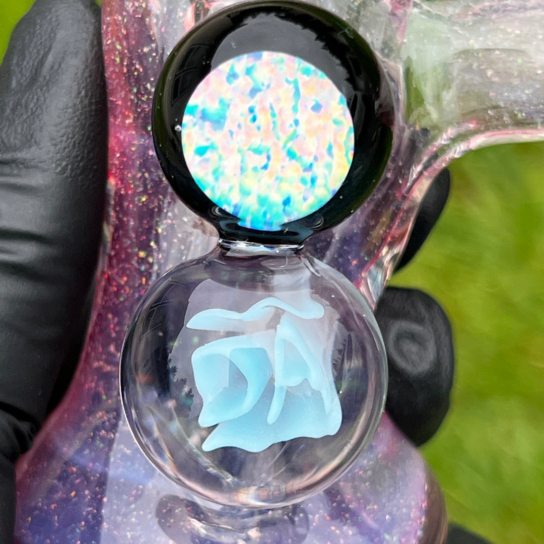 Custom Pink Opal Barbie Bubbler Custom Glass Tako Glass   