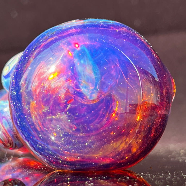 Purple Mushie Marble Pipe Glass Pipe Beezy Glass   