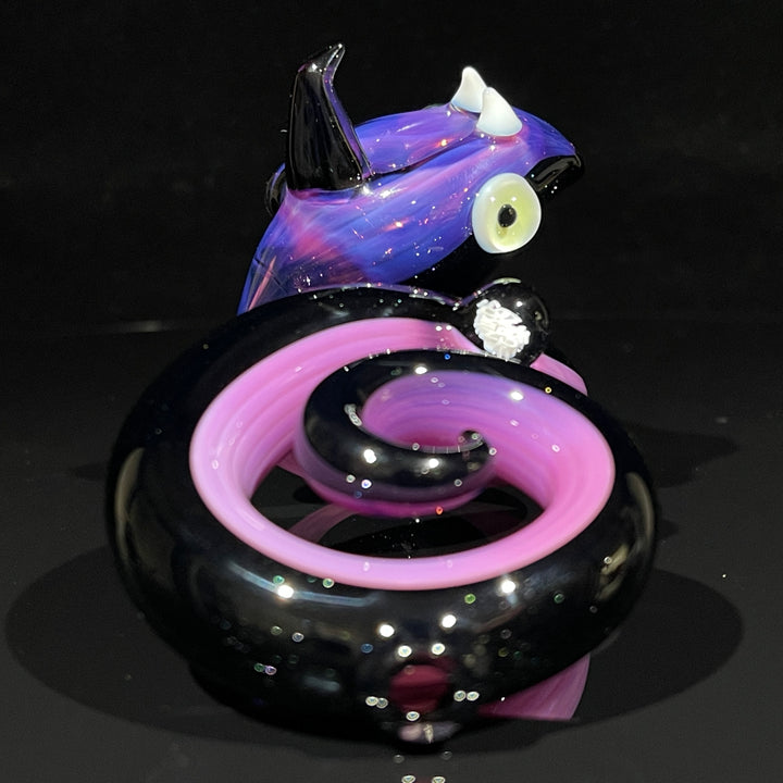 Niko Cray Coiled Snake Dry Pipe Glass Pipe Niko Cray