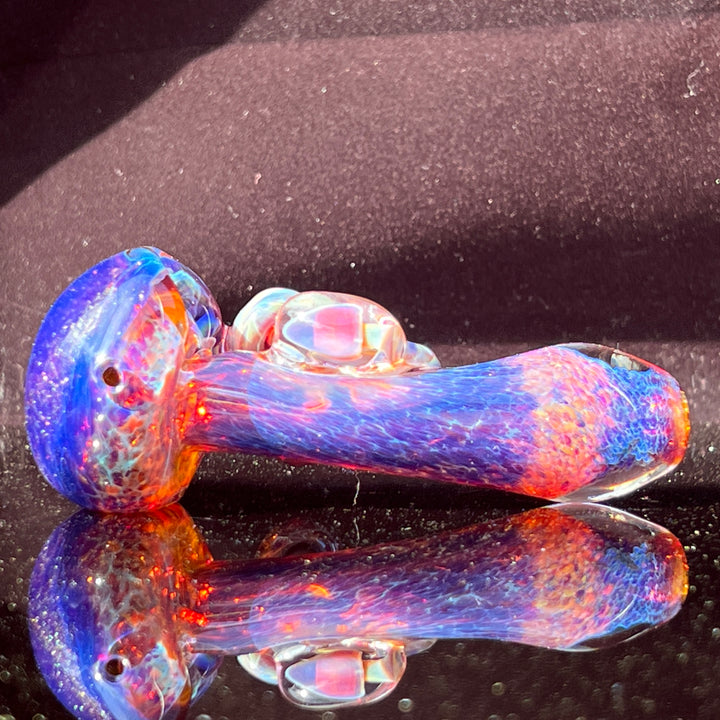 Purple Mushie Marble Pipe Glass Pipe Beezy Glass   