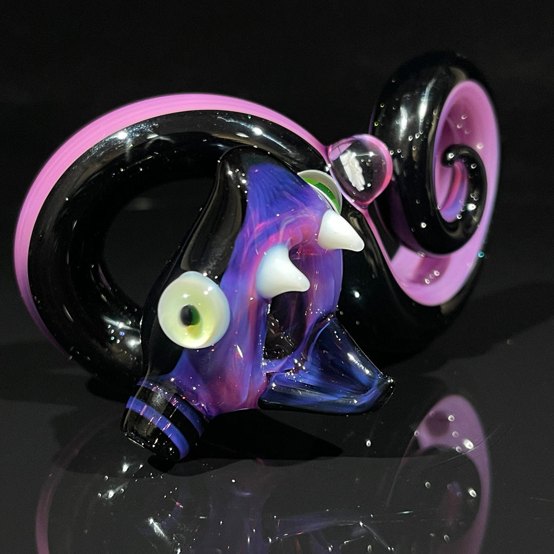 Niko Cray Coiled Snake Dry Pipe Glass Pipe Niko Cray
