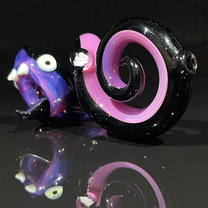 Niko Cray Coiled Snake Dry Pipe Glass Pipe Niko Cray