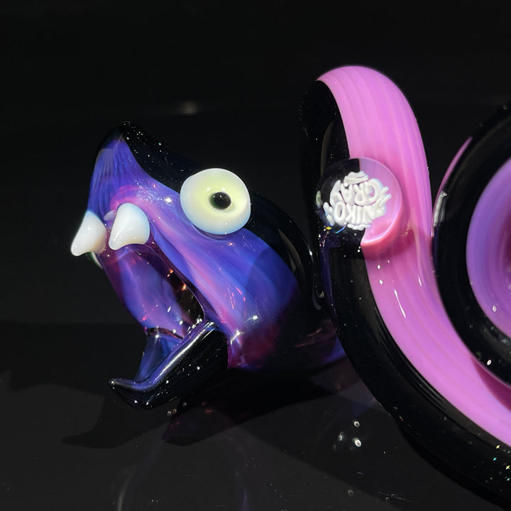 Niko Cray Coiled Snake Dry Pipe Glass Pipe Niko Cray