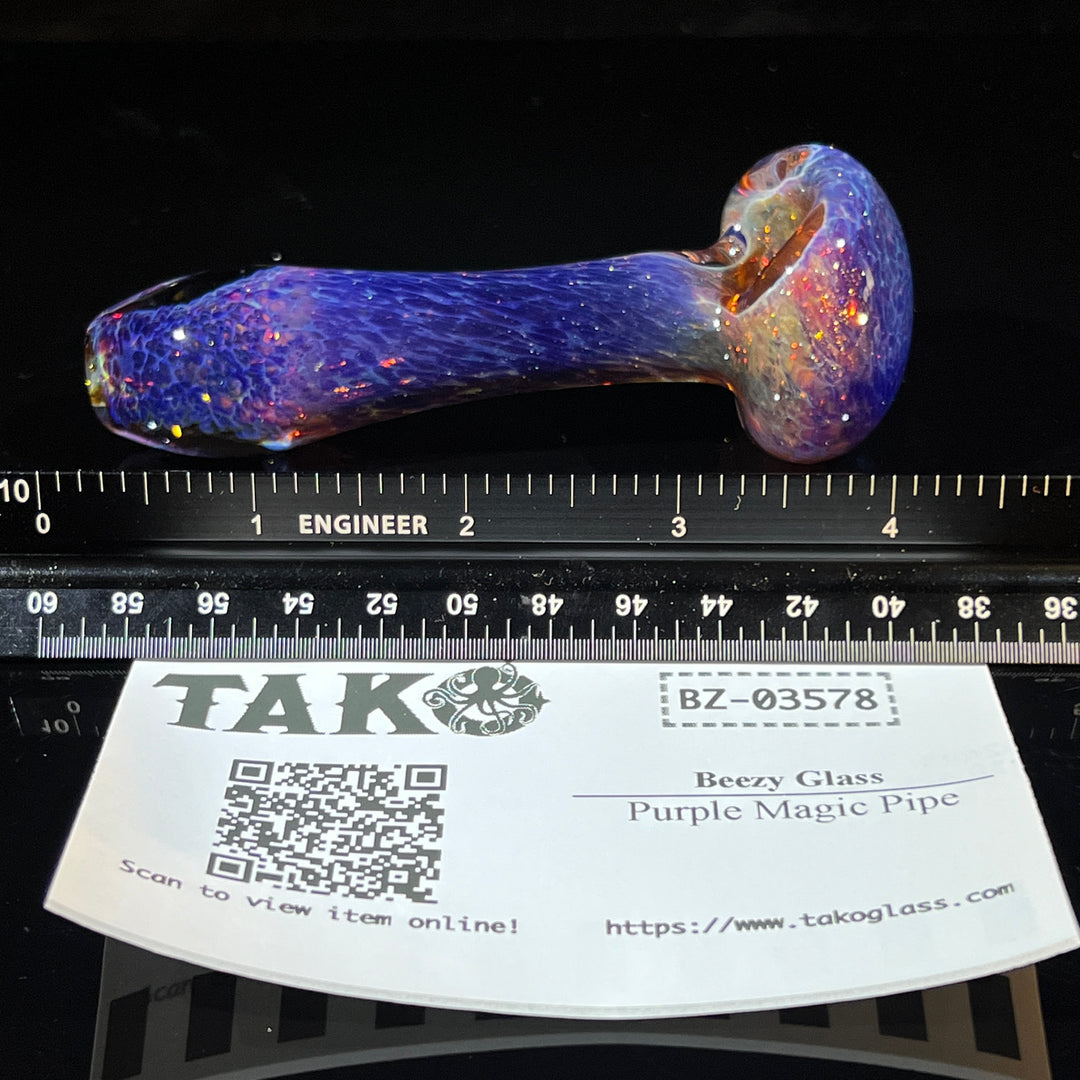 Purple Magic Pipe Glass Pipe Beezy Glass   