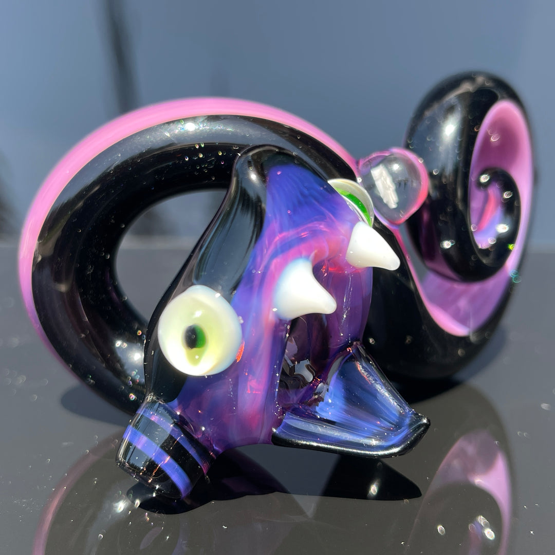 Niko Cray Coiled Snake Dry Pipe Glass Pipe Niko Cray
