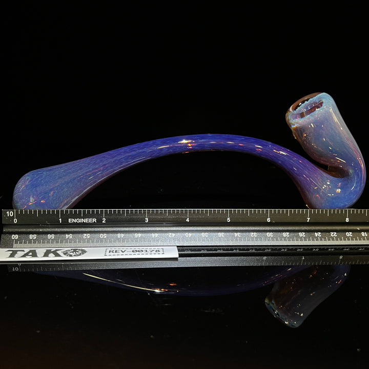 Purple Gandalf Glass Pipe Revlock   